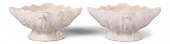 PAIR OF FRENCH CREAMWARE (FAIE