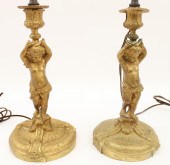 PAIR OF FRENCH DOR? BRONZE PUT