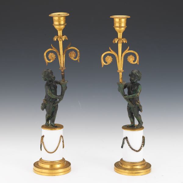 PAIR OF FRENCH D'ORE AND