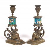 PAIR OF FRENCH D'ORE BRONZE AN