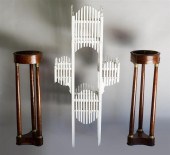 PAIR OF FRENCH EMPIRE MAHOGANY