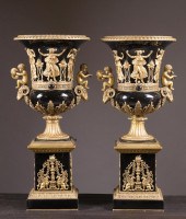 PAIR OF FRENCH EMPIRE STYLE CA