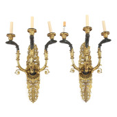 PAIR OF FRENCH EMPIRE STYLE OR