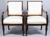 PAIR OF FRENCH EMPIRE STYLE MA