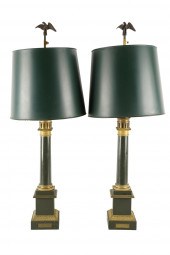 PAIR OF FRENCH EMPIRE STYLE TA