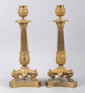 PAIR OF FRENCH EMPIRE STYLE GI