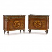 PAIR OF FRENCH EMPIRE STYLE MA