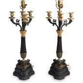 PAIR OF FRENCH EMPIRE STYLE BR