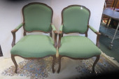 PAIR OF FRENCH FAUTEUIL ARMCHA