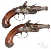 PAIR OF FRENCH FLINTLOCK PISTO