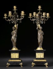 Pair of French Gilt- and Patin