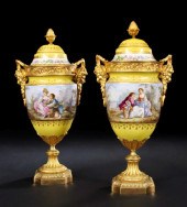 Pair of French Gilt-Brass-Moun
