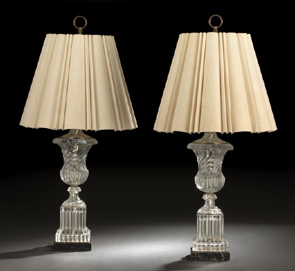 Pair of French Gilt-Brass-Mounted