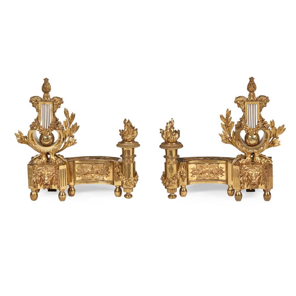 PAIR OF FRENCH GILT BRONZE