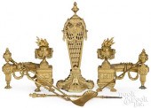 PAIR OF FRENCH GILT BRONZE CHE