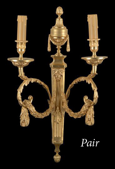 Pair of French Gilt-Bronze
