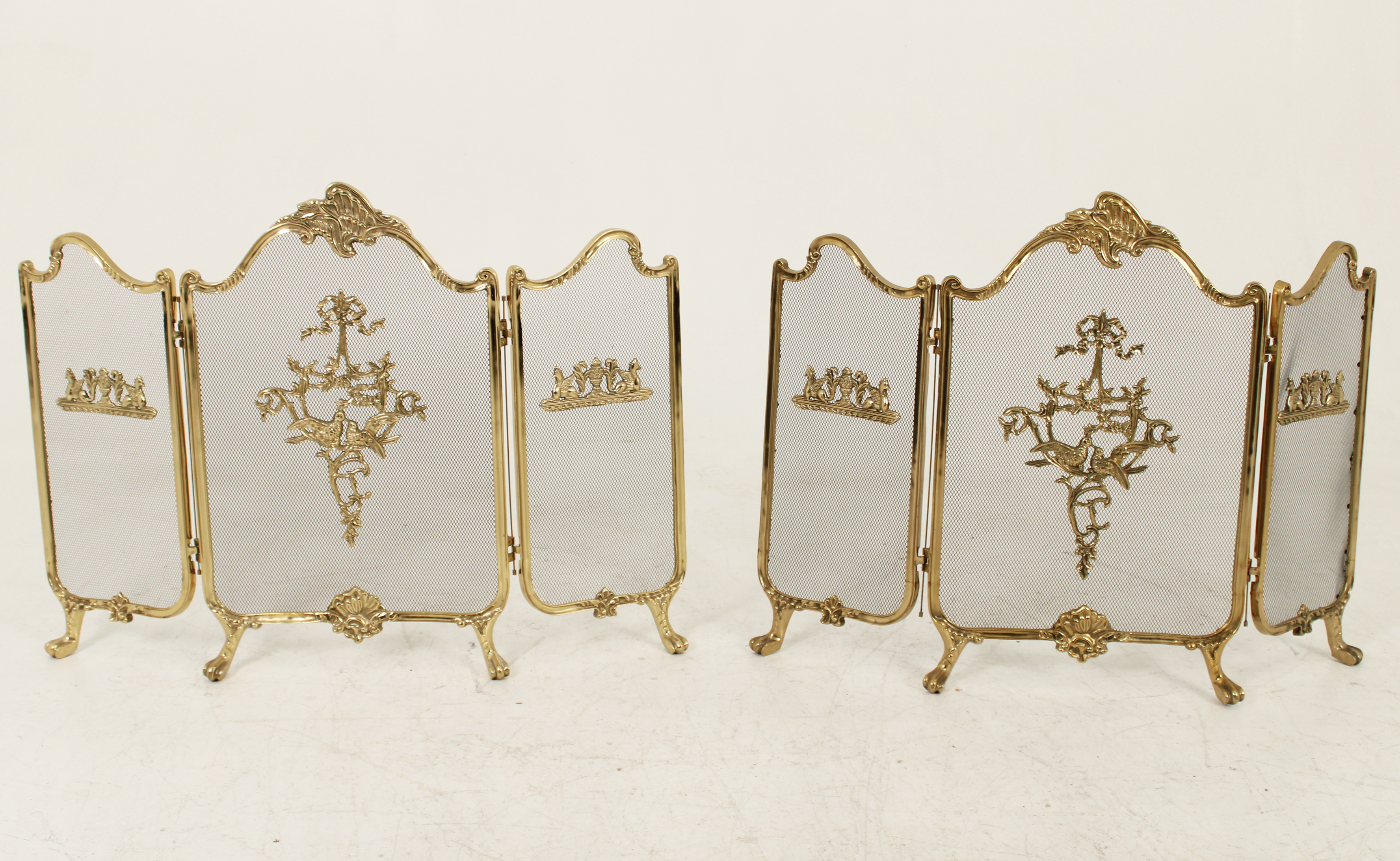 PAIR OF FRENCH GILT FIRESCREENS
