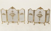 PAIR OF FRENCH GILT FIRESCREEN
