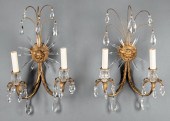 PAIR OF FRENCH GILT METAL & CU