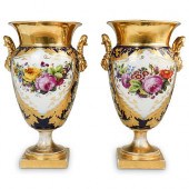 PAIR OF FRENCH "HONORE" GILT P