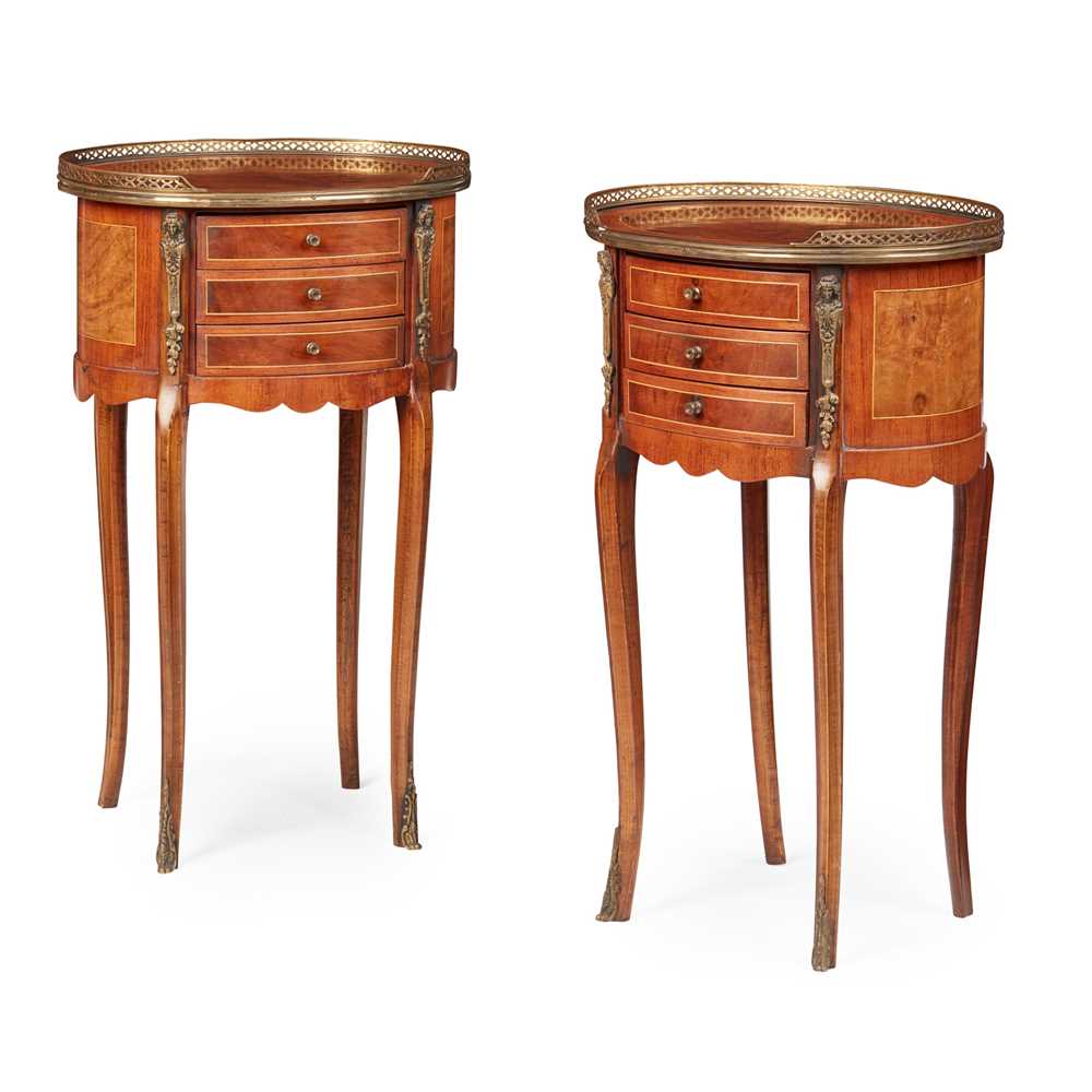 PAIR OF FRENCH KINGWOOD AND