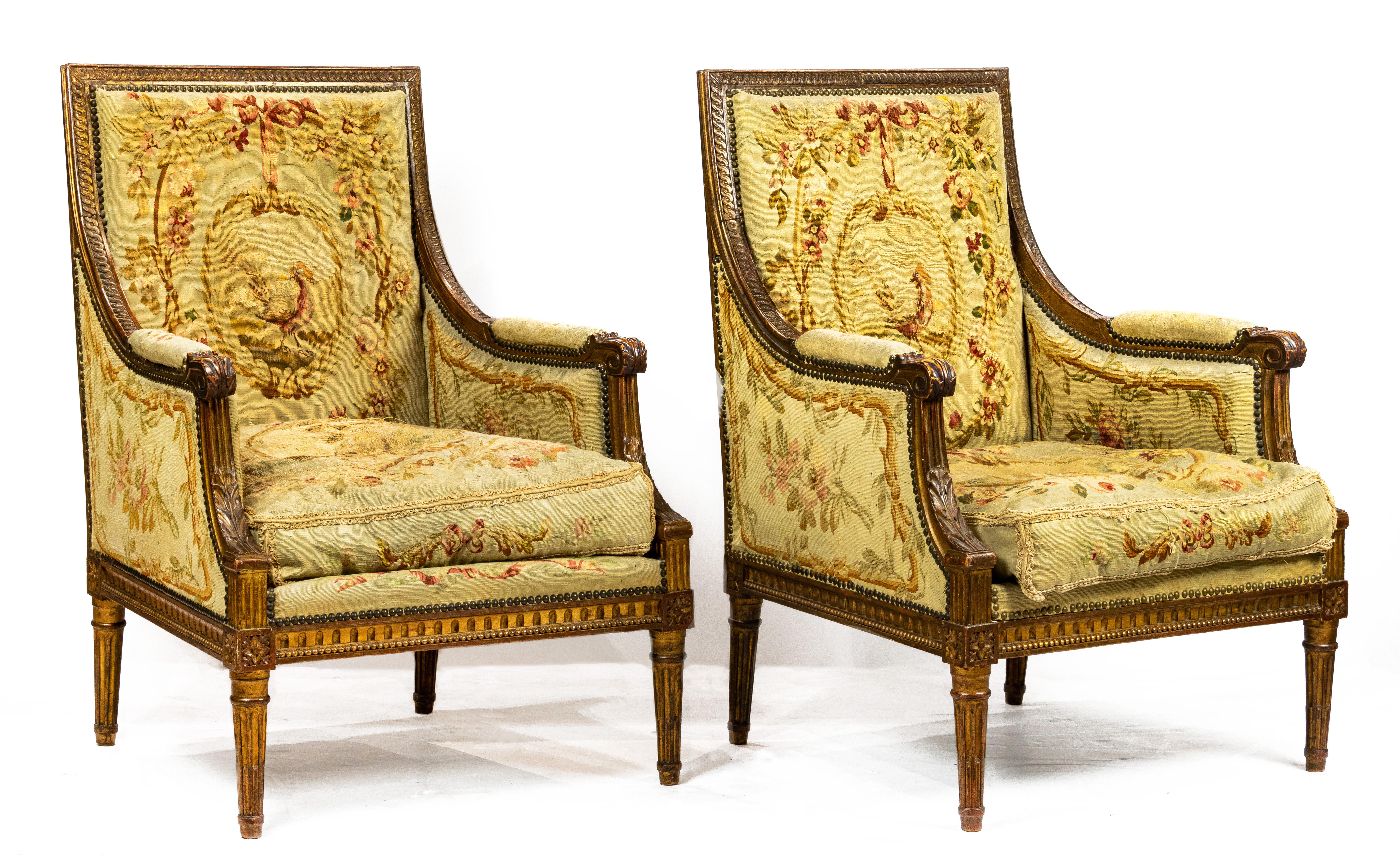 PAIR OF FRENCH LOUIS XVI BEREGES