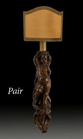 Pair of French Mannerist Carve