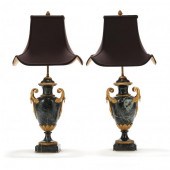 PAIR OF FRENCH MARBLE AND ORMO