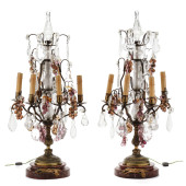 PAIR OF FRENCH ORMOLU GIRANDOL