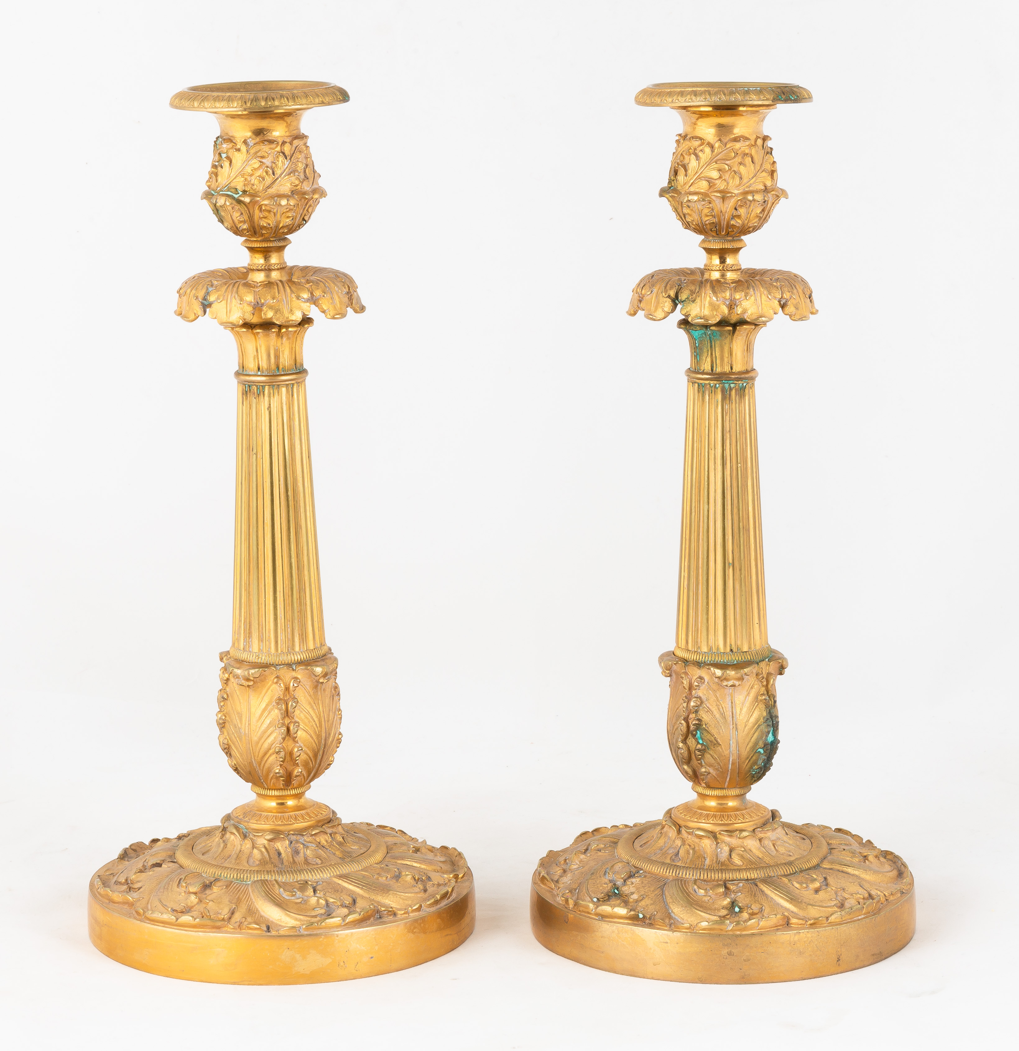 PAIR OF FRENCH ORMULU BRONZE