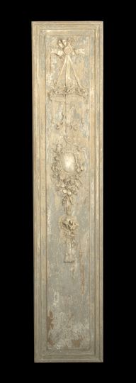 Pair of French Painted Applied