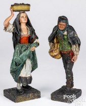 PAIR OF FRENCH PAPIER-MâCHé FI