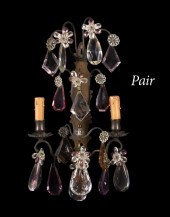 Pair of French Patinated Bronz