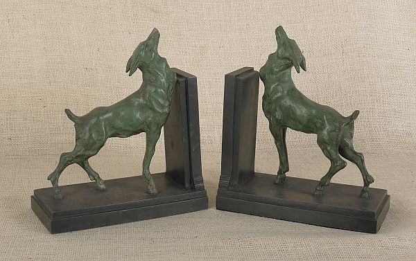 Pair of French patinated white