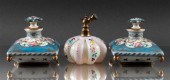 Pair of French porcelain flora