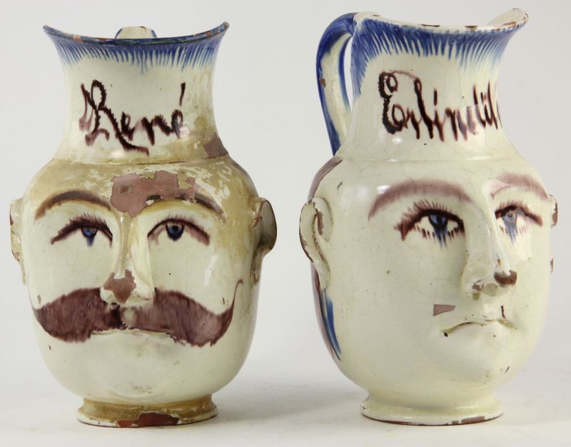 Pair of French Pottery