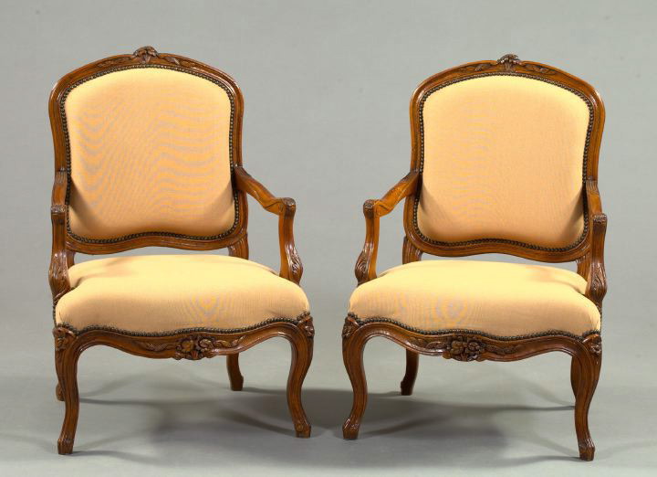 Pair of French Provincial Fruitwood