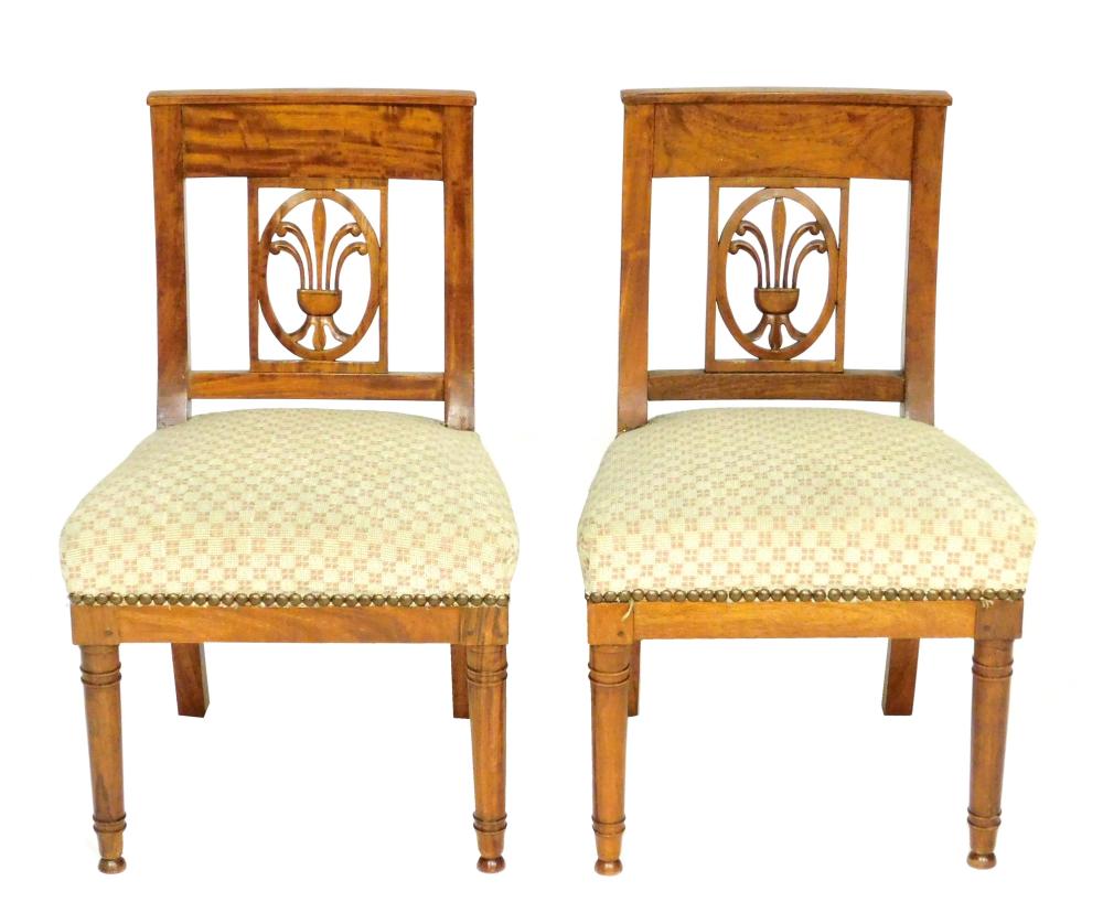PAIR OF FRENCH PROVINCIAL STYLE