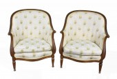 PAIR OF FRENCH PROVINCIAL UPHO