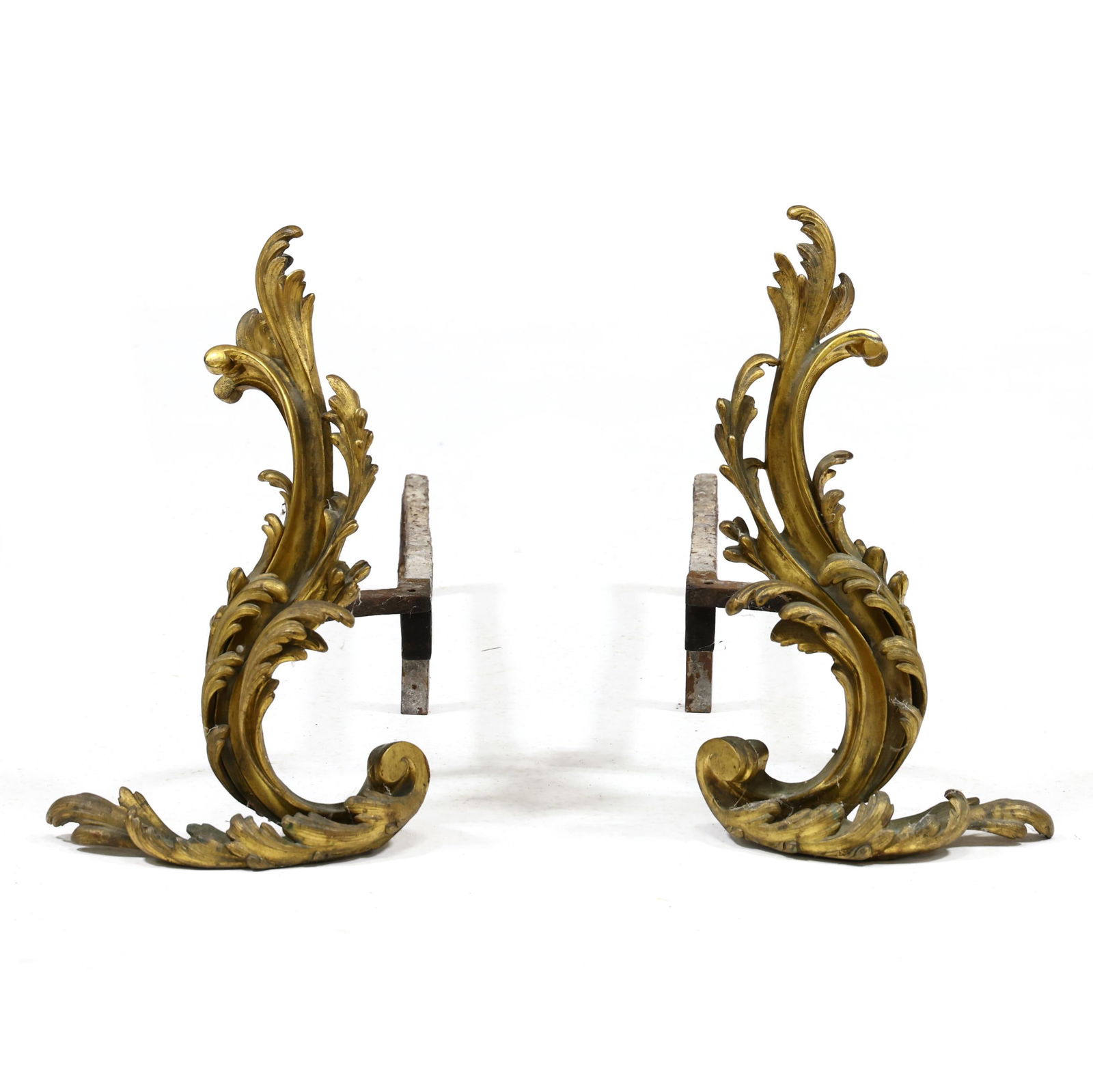 PAIR OF FRENCH ROCOCO STYLE GILT