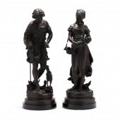 PAIR OF FRENCH SCHOOL SCULPTUR