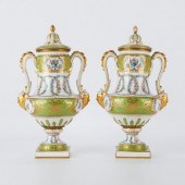 PAIR OF FRENCH SEVRES STYLE GR