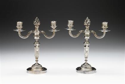 Pair of French silver