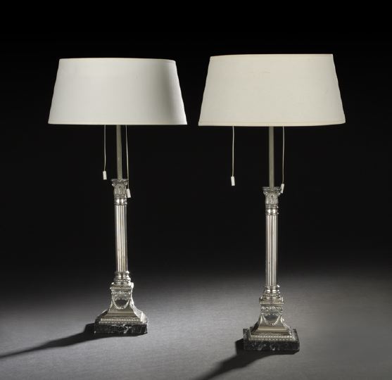 Pair of French Silverplate