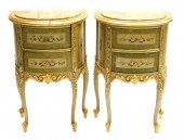 PAIR OF FRENCH STYLE TWO DRAWE