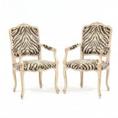 PAIR OF FRENCH STYLE ZEBRA PRI