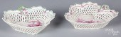 PAIR OF FRENCH TOURNAY PORCELA