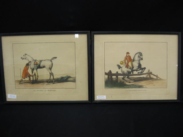 Pair of French Victorian Equestrian