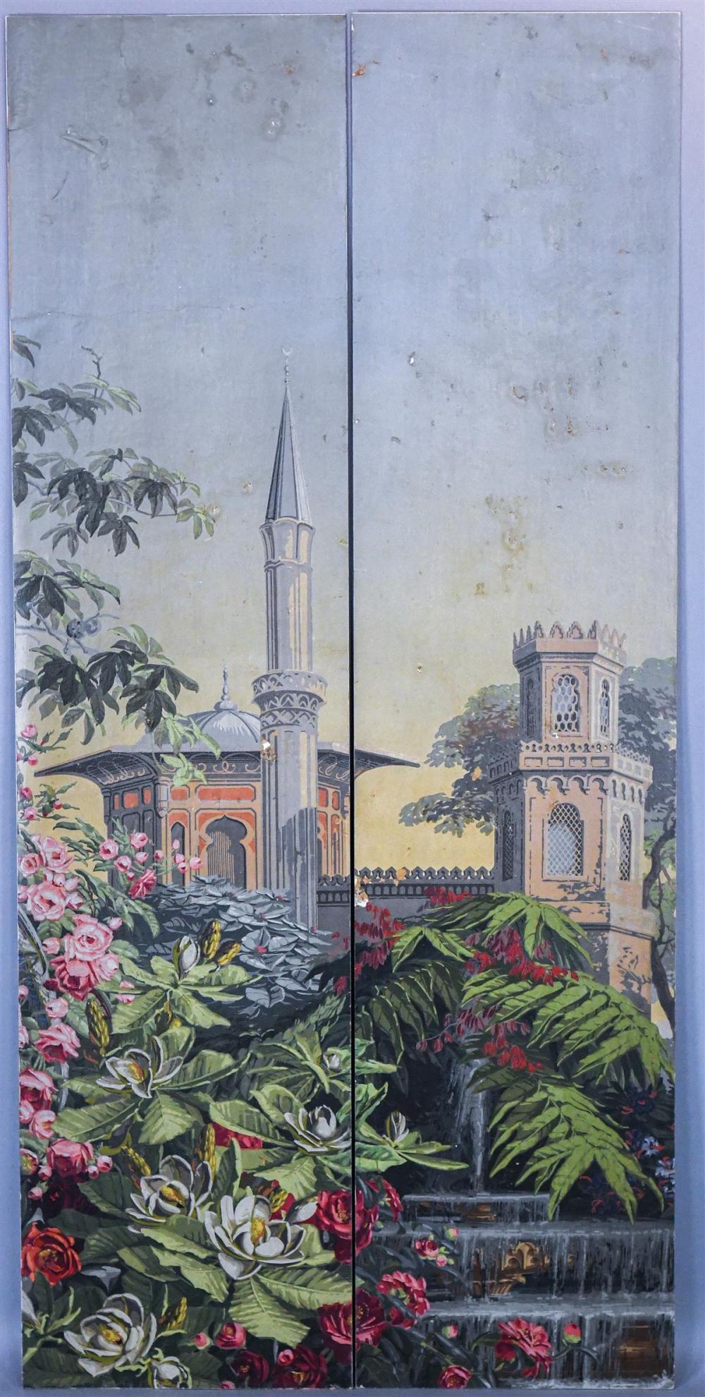 PAIR OF FRENCH VINTAGE ZUBER