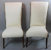 PAIR OF FRENCH WALNUT SLIPPER